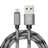 Câble USB Câbles de type C Adaptateur Synchronisation des données Chargement du téléphone Épaisseur Micro tressé fort Premium