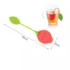 Lovely Silicone Tea Infuser Strawberry Shape Tea Filler Bag Loose Leaf Diffuser Tea Strainer Bar Tools Kitchen Accessories