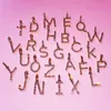 Joyería de Hip Hop Grandbling letras personalizadas colgante helado letras de circón Nekclace con gargantilla de cadena de cuerda para mujer89685105154851