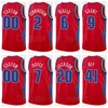 75th Anniversary Basketball Print Josh Jackson Jersey 20 Jerami Grant 9 Killian Hayes 7 Saddiq Bey 41 Cory Joseph 18 Hamidou Diallo 6 Cade Cunningham 2 Man