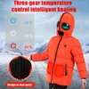 Veste à capuche chauffée pour enfants, 3 zones, USB, chaud, pour Sports de plein air, thermique intelligent, 17711125