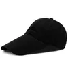 Visière longue de 14cm pour hommes, grande taille, chapeaux décontractés à visière, chapeau de pêche Cool, casquettes de Baseball 55-60cm 60-65cm 220118232u