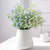 80 Heads 1PC DIY Artificial Baby's Breath Flower Gypsophila Fake PU Bouquet for Wedding Home Party Decorations Supplies