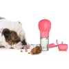 Alimentatore per animali domestici Bottiglia d'acqua per cani Ciotola per cani per cani di piccola taglia Cucciolo di gatto Bere Accessori per dispenser da esterno Y200917