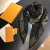 2021 스카프 디자이너 패션 진짜 유지 고급 스카프 실크 간단한 복고풍 스타일 액세서리 Womens Twill Scarve 11 색