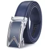 Plyesxale Men Belt Cowhide Genuine Leather Belts For Men Luxury Automatic Buckle Belts Brown Black Cinturones Hombre B55 Y200110363668405