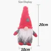 Christmas Handmade Swedish Gnome Scandinavian Tomte Santa Nisse Nordic Plush Elf Toy Table Ornament Xmas Tree Decorations w-00323