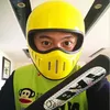 Motosiklet Kaskları Japon Kask Thompson Co Tam Yüz Cam Fibe, Erkekler ve Kadınlar için Vintage, Retro Jet