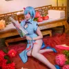 Anime Re Life a Different World from Zero Ram Rem Cheongsam Costume Cosplay Set completo Halloween