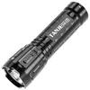 Ljus LED-ficklampa Portable ABS Vattentät Torch USB Uppladdningsbar 18650 Tactics Torches Camping Ljus Cykelljus