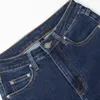 Jeans super skinny a vita alta Pantaloni lavati slim elasticizzati retrò da donna Pantaloni invernali a matita con piedi piccoli Leggings Jean Fashion 201223