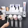 wall toothpaste holder