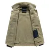 CHAIFENKO Men's Winter Denim Jacket Parkas Windproof Thick Fleece Warm Coat Fashion Casual Fur Collar Brand 6XL 220301