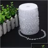 Party Supplie 30m perle in cristallo acrilico Diamond Clear Diamond Party Garland Chandelier Curtain Decorations295i