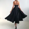 2022 Seksi Akşam Elbiseleri Straplez Kollu-Ably Backless Özel Yapılmış Saten Balo Elbise Kat Uzunluk Çıkarılabilir Sonra Parti Abiye
