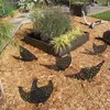 Trädgårdsdekorationer Kyckling Yard Art Ny Design Lawn Inredning Artiklar Imitation Akryl Material Kyckling 5 Stil