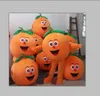 2018 Discount vente d'usine Costume de mascotte d'oranges de fruits Dessin animé Personnage de thème Anime Noël Carnaval Fête Costumes Fantaisie Tenue Adulte Meilleure qualité