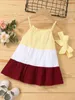 Robe caraco coupée-cousue bébé fille avec bandeau SHE