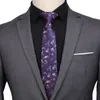 Cravatte Sitonjwly 7cm Per cravatta classica da uomo Paisley Floral Jacquard tessuto Business Cravatta Accessori Uomo Logo personalizzato1