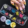 Sequin Floral Nail Sticker Fashion Dry Flower Sequins Applique Seal Nails Stickers Multi Type Womens Manicures Decoration New 8 8sq L2