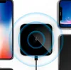 Ultra-thin Metal Square mirror 15W Wireless Quick Charger for iPhone 12 11 Samsung Huawei Mate 40 Pro Qi Fast Wireless Charging Pad