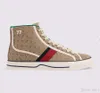 Klassiekers kwaliteit mannen vrouwen casual schoenen espadrilles sneakers printen wandeling sneaker borduurwerk canvas jurk hoge top platform schoenen