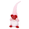 Party Supplies Valentine's Day Decorations Plush Gnomes Mr Mrs Handmade Swedish Tomte Doll Ornaments Home Table Décor XBJK2201