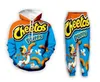 Новые Мужчины / Женская Cheetos пуфы 3D печати Повседневная мода толстовки / Sweatpants Хип-хоп костюмы Z35