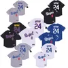 24 # Baseball Uniform T-shirt Moda Hip Hop Baseball T Shirt Jersey 8 # Odzież męska Odzież damska Koszulki Koszulki Mężczyźni K B 220308