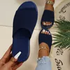 2022 Plus Größe Frühjahr Und Sommer Frauen Hausschuhe Fliegen Woven Flachen Boden Anti-skid Pu Casual Strand Schuhe