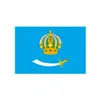 Астраханский областной флаг 3x5 футов двойной шить баннер 90x150см подарок вечеринок 100D полиэстер цифровая печать высокого качества!