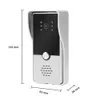 FreeShipping vídeo porteiro Intercom Doorbell Camera Wired trava do suporte de desbloqueio do sistema (não incluído) Impermeável Day Night Vision