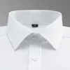 Överdimensionerad skjorta S 8xl Mens Twill Dress Shirts Långärmad Regular Fit Office Business Mens Social Shirts With Chest Pocket 201124