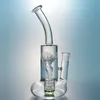 Beaker de vidro Bong Tornado Lifebuoy Base Cyclone Perscolador Bongs Fristted Disc Vidro Tubos de Água de Vidro 18mm Conjunto Tobacco Óleo Dab Rigs