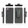 2 em 1 Hybrid Hard Shell Coldre Combo Capa Protetor Kickstand Cinto Clipe Para Samsung Galaxy S20 FE