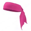 Cor sólida Esporte Yoga cabeça Tafilete capô hairband Gym elabora a aptidão ciclismo Correndo headbands tênis para mulheres homens