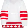 Full broderi ryska 1980 CCCP Hockey Jersey 100% broderi tröja Lägg till valfritt namnnummer