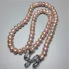 2020 Real White Pearl Halsband 100% Naturlig sötvattenspärla Choker Halsband för kvinnor Smycken Fashion Gift Q0531