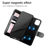 Handyhülle Leder Brieftasche Hülle Magnetisch 2in1 Abnehmbare Abdeckungen Hüllen Für iPhone 11 Pro xs Max 7 8 Samsung Note10 S10 Plus