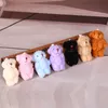100pcs/lot H=4.5 cm Mini Stuffed Jointed Teddy Bear Doll Plush Toys Gift, DIY creative handmade jewelry accessories