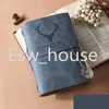 Journal NotePads 80 Sheets Paper Vintage PU Leather Note Book Handmade Travel Diary Sketchbook Student Gifts