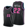 2023/24 22 Jimmy Butler 14 Tyler Herro City Basketball Jerseys Mens 3 Dwyane Wade 13 Bam Ado Shirt