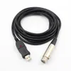 3m 9ft usb macho para xlr fêmea cabo cabo adaptador microfone microfone link estúdio de link de áudio cabos