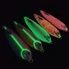 TOMA 1pc Slow Fishing Metal Jigging Lure 200g 300g Lead Fish Glow Slow Pitch Jigging Spoon Lure Saltwater Sea Fishing Tackle 201038918101