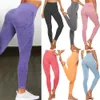 Pantalon de yoga sans couture taille haute Push Up Sport Women Fitness Running Energy Pantalon élastique