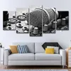 Canvas hd baskı resimleri çerçeve 5 adet müzik mikrofon resimleri ev duvar sanat dekor oturma odası karıştırma konsolları posterler7078948