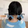 2022 Print Grosgrain Band Hair Bows Hair Gummibänder Kleine Bögen für Kinder Mädchen Headwear DIY Kinder Haarschmuck Beste Geschenke