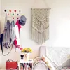 جدار Macrame المنسوجة يدويًا معلقة American Tapestry Room Boho Decor Decor