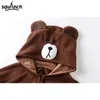 Djur onesie plus storlek xxl björn kigurumis 150-190 cm vuxna kvinnor män pyjama sömn övergripande polar fleece dragkedja jumpsuit 201109