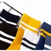 Chaussettes pour hommes en vrac rayé bateau coloré hommes femmes Harajuku concepteur rétro court 2021 drôle mignon coton longue confortable décontracté
